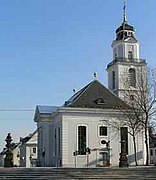 Friedenskirche, seen from Ludwigsplatz