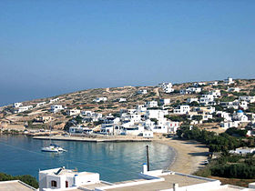 Vue du port de Donoussa.