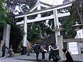 日枝神社 山王鳥居と表参道（山王男坂）（2010年1月2日撮影）