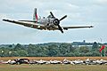 Douglas Skyraider AD-4N in low level flight