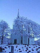 Førde Church, sebuah gereja Protestan yang khas di Norwegia