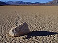 Wandernde Felsen in Death Valley