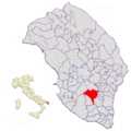 Collocatio finium municipii in Provincia Lupiensi.