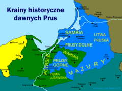 Mapa Prus Górnych