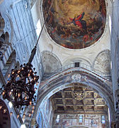 The so-called Lamp of Galileo and the cupola of the dome