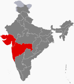 Location of Western India