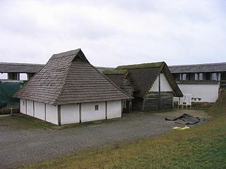 Les maisons celtiques d’Heuneburg.