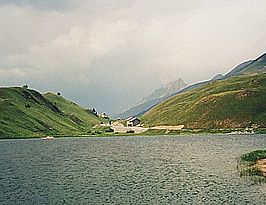 Pashoogte met het Lago della Maddalena