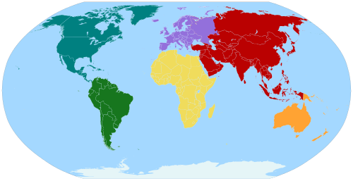 Cerca geogràfica per continents