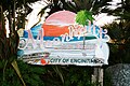 Moonlight Beach signboard