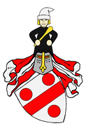 Stammwappen der Grafen Kolb von Wartenberg, eingegangen in das Wappen der Grafen von Erbach-Wartenberg-Roth