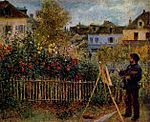 Argenteuil'deki Bahcesinde Claude Monet'nin Resmi, 1873, Wadsworth Atheneum, Hartford, Connecticut