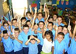 Salvadoran children from Metapan