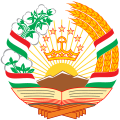 The emblem of Tajikistan