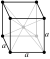 Body-centered cubic crystal structure for manganese