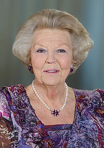 Beatrix, reine des Pays-Bas de 1980 à 2013 31 janvier 1938 (86 ans)