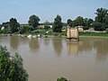 Pilier de l'ancien pont métallique