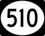 Mississippi Highway 510 marker