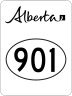 Highway 901 marker