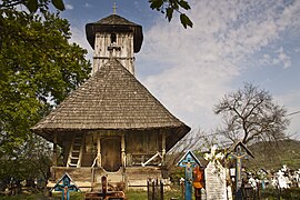 Wooden church in Olteanca