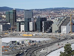 The skyline of Oslo