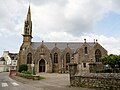 Église paroissiale Sainte-Anne-et-Saint-Tudec, vue latérale sud.