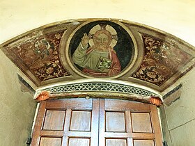 Andrea da Bologna, Cristo benedicente, cappella.