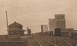 Canadian Pacific Railway Station, Drinkwater, ca. 1908