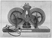 Band-Telephonograph mit Spulen und Stahlband statt Walze und Draht, Mix & Genest Berlin (1900)