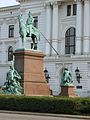 Equestrian statue Kaiser Wilhelm I in de:Hamburg-Altona