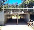 A pedestrian and cyclist subway under a road in Sydney, Australia