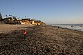 View along Moonlight Beach