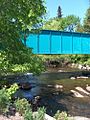 Pont de la piste cyclable au-dessus de la rivière Saint-Charles (Loretteville)