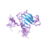 2cr0: Solution structure of nuclear move domain of nuclear distribution gene C