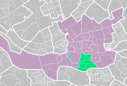 Lage des Stadtbezirkes Charlois in Rotterdam