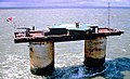 The Principality of Sealand's artificial island in the North Sea