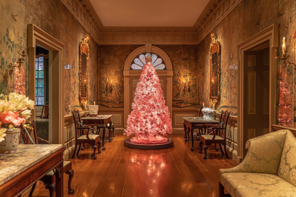 The Yuletide Tree at Winterthur Museum