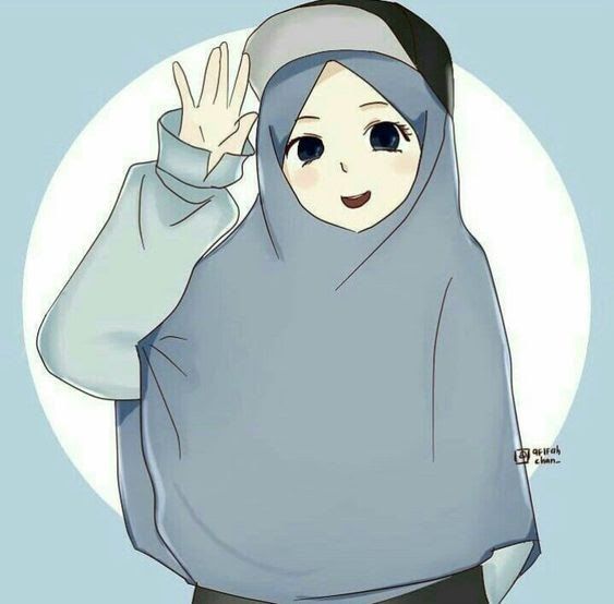 Gambar Kartun Wanita Berhijab