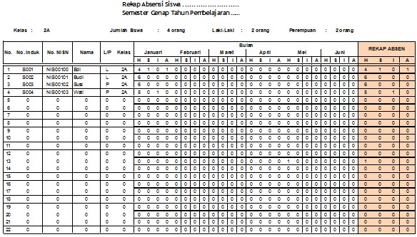 Detail Gambar Absen Siswa Nomer 16