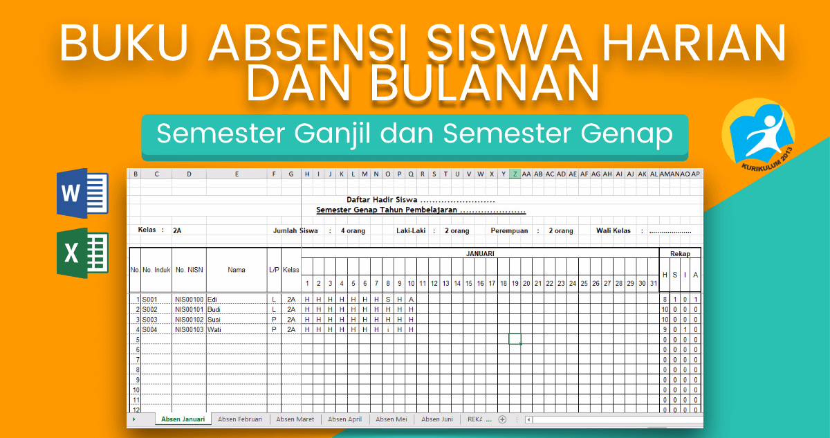 Detail Gambar Absen Siswa Nomer 26