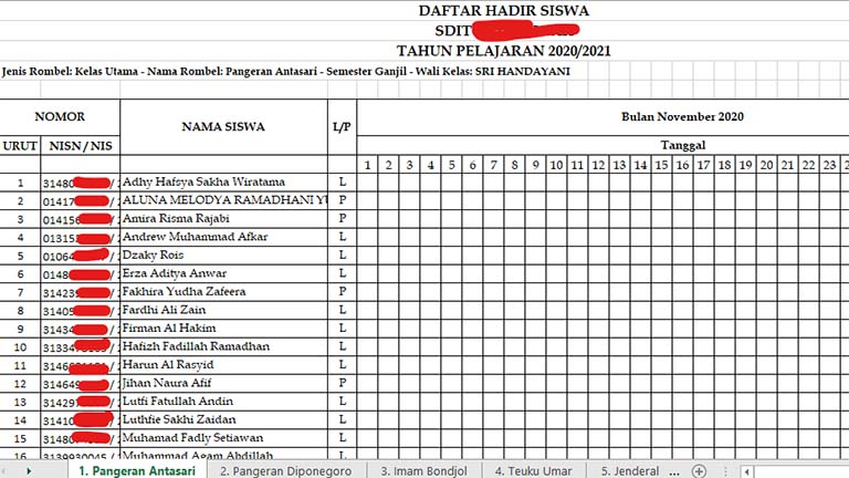 Detail Gambar Absen Siswa Nomer 3