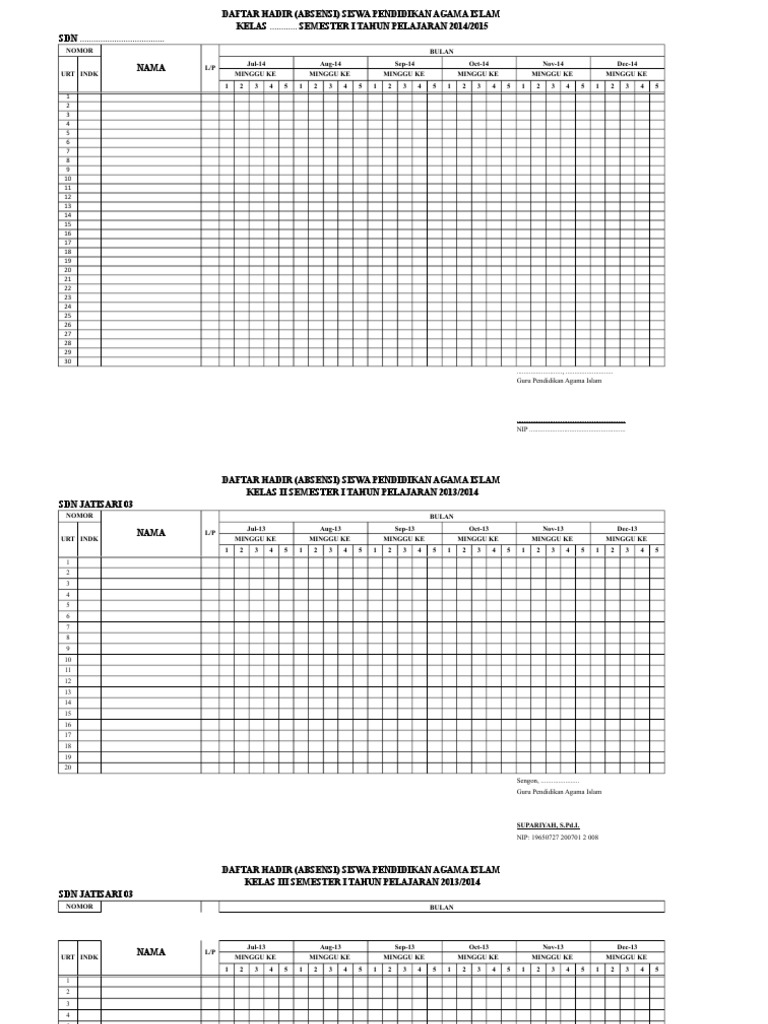 Detail Gambar Absen Siswa Nomer 32