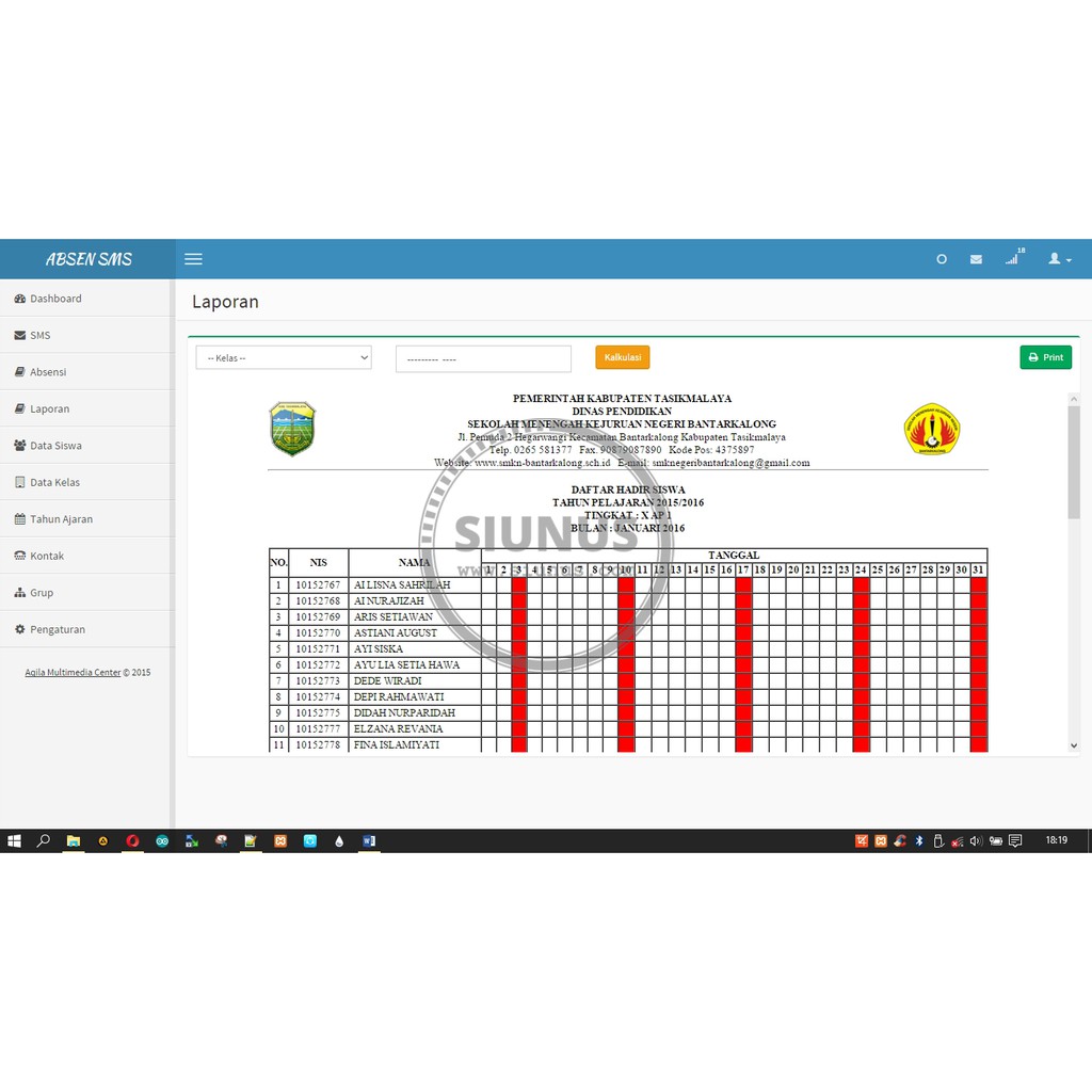 Detail Gambar Absen Siswa Nomer 41