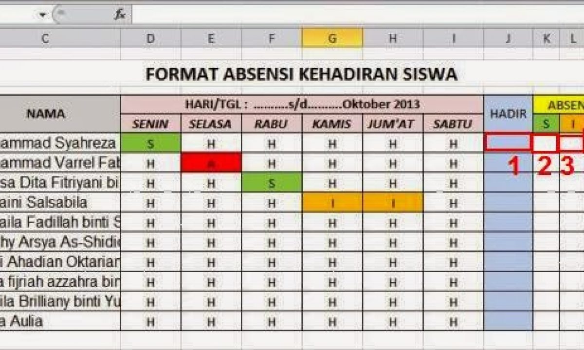 Detail Gambar Absen Siswa Nomer 42