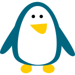 Penguin vector image