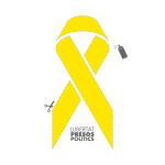 Yellow ribbon stencil