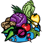 Veggies mix vector clip art