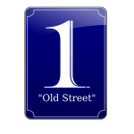 Old Street No. 1 sign vector illustration