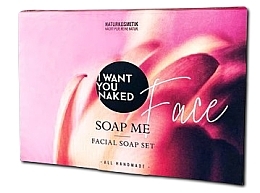 Seifenset Soap Me  I Want You Naked Facial Soap Set (Seife 3x30g) 