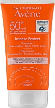 Feuchtigkeitsspendendes Sonnenschutz-Fluid Avene Sun Intense Protect SPF 50+